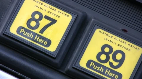Gas Octane Selector Tabs Stock Footage 3512551