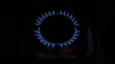 Gas oven thrust adjustment Stock Footage 50731191