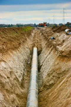 Gas pipe Stock-Fotos