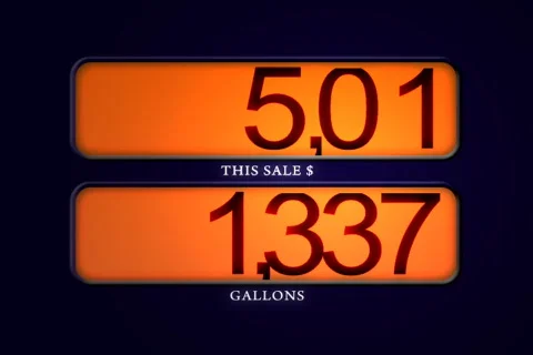 Gas Prices Stock Footage 685516