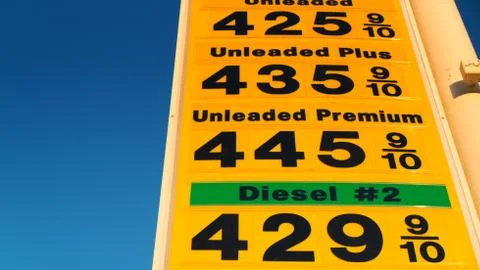 Gas prices Stock Photos