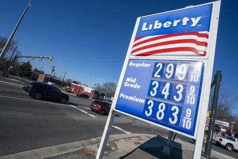Gas prices predicted to fall below national average in 2024, Alexandria, USA - 0 Stock Photos