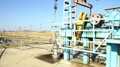 Gas production. Stock Footage 56438564