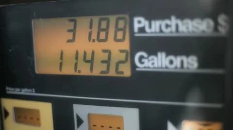 Gas Pump 3 Stock Footage 12334748