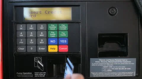 Gas Pump 4 Stock Footage 12334743