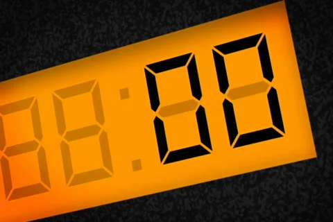 Gas pump display, NTSC Stock Footage 112481