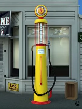 Gas pump Illustrazione stock