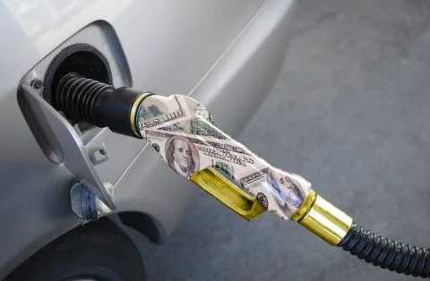 Gas pump nozzle Stock Photos