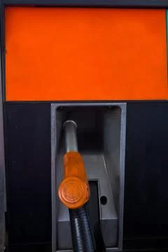Gas pump nozzle. Stock Photos