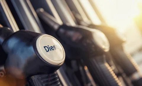 Gas pump nozzle Stock Photos