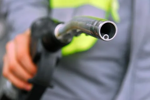 Gas Pump Nozzle 库存照片
