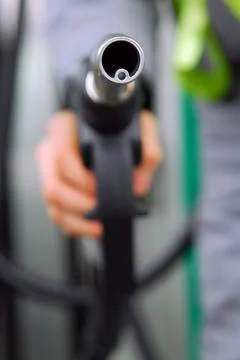 Gas Pump Nozzle 库存照片