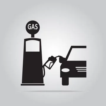 Gas pump symbol Stock-Illustration