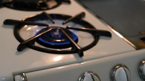 Gas Range: Moving Shot Slow Motion 스톡 동영상 51111634