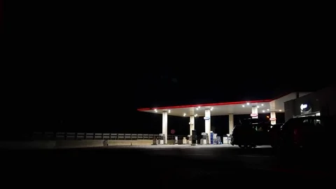 Gas station Stock Footage 79878931