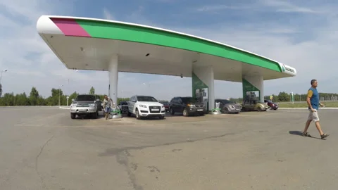 Gas Station Stock Footage 103330141