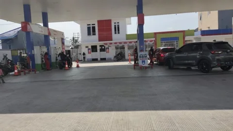 Gas station Stock Footage 207324415