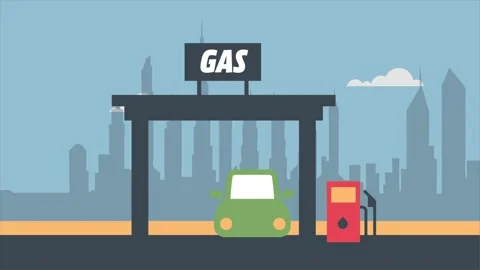 Gas Station Stock Footage 289732790