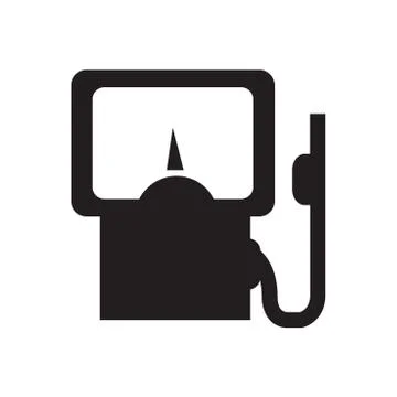 Gas station icon Illustrazione stock