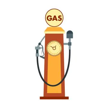 Gas Station icon. Stock Illustration