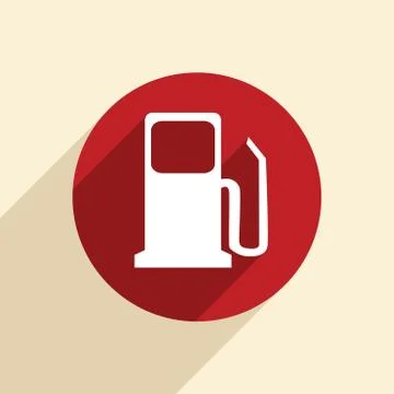 Gas station. Stock Illustration