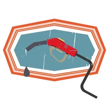 Gas station Stock Illustration