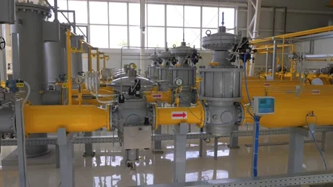 Gas station. Inside view. Stock Footage 139710591