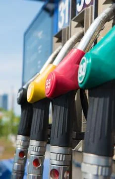 Gas station Stock Photos