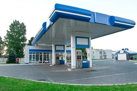 Gas station Stock Photos
