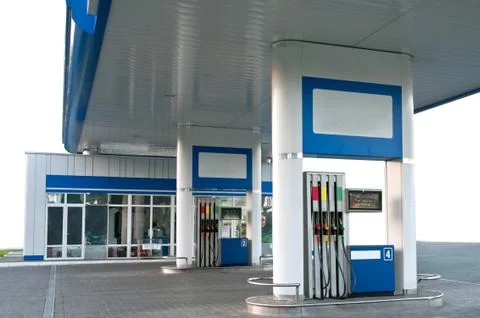 Gas station Stock Photos