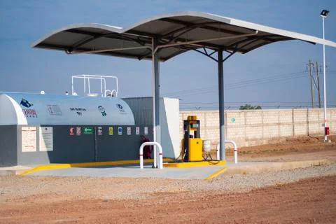 Gas station 스톡 사진