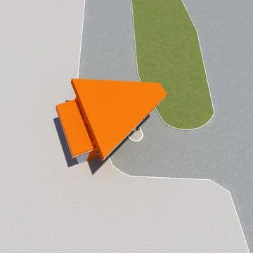 Gas station V22 3D Model