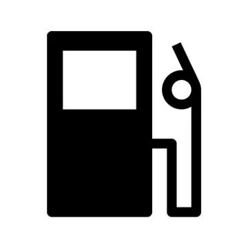 Gas Station Web Icon Vector Stock Illustration