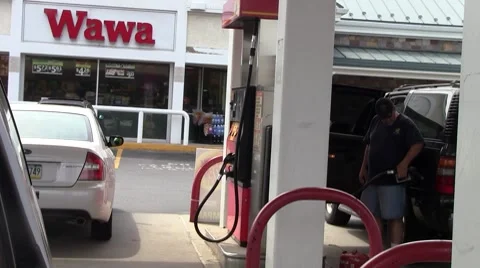 Gas station20 Stock Footage 8557378
