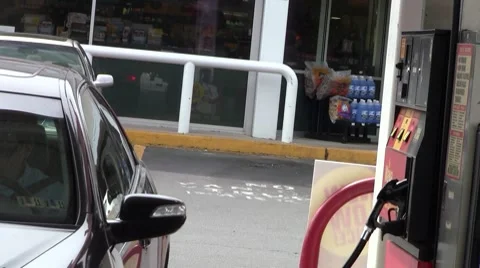 Gas station21 Stock Footage 8566491