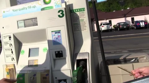 Gas station29 Video stock 8556756