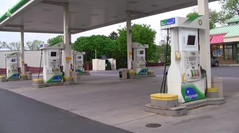 Gas station8 Stock Footage 8556441