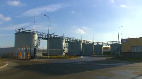 Gas Storage. Repository. Stock Footage 62391569