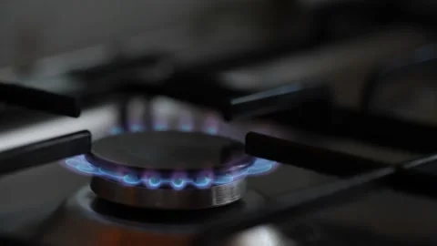 Gas Stove 04 Stock Footage 201494783