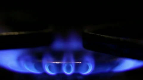 Gas stove 2 Stock Footage
