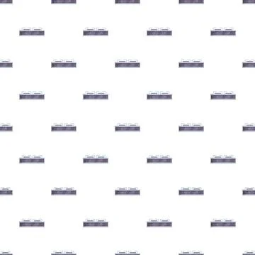 Gas stove cooktop seamless pattern for kitchen designs Stock Illustration