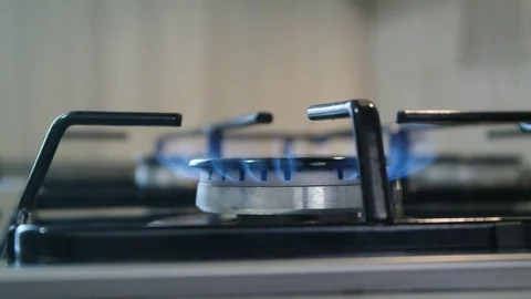 Gas stove flame Stock Footage 121149155