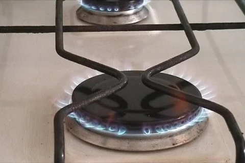 Gas stove Stock Footage 110734