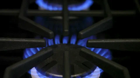 Gas stove Stock Footage 32044637