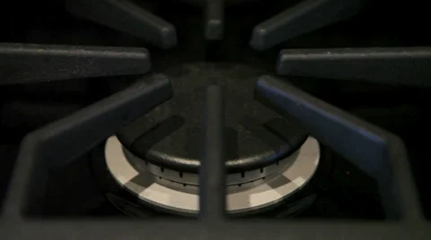 Gas stove Stock Footage 32045338