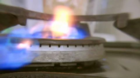 Gas stove Vídeo Stock 39523085