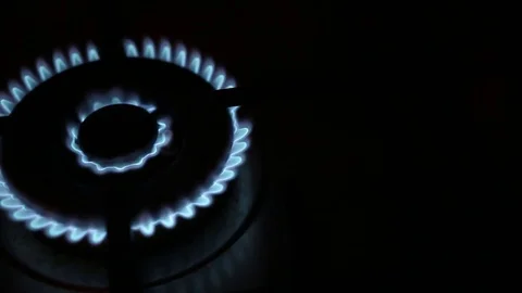 Gas Stove Stock Footage 72902837