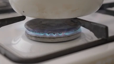 Gas stove Stock Footage 122903927