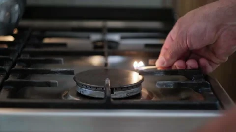 Gas stove Stock Footage 199000519