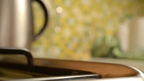 Gas stove in home. Stock Footage 75752373